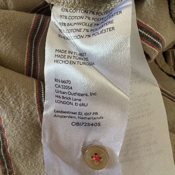 Anthropologie Pilcro Striped Ocersized Boyfriend Button Down - Picture 10 of 10